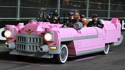 Russell, Verstappen & Norris - Lego-Cadillac - Formel 1 - GP Las Vegas 2025 Russell, Verstappen & Norris - Lego-Cadillac - Formel 1 - GP Las Vegas 2025