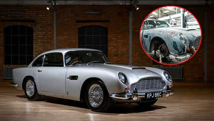 Restaurierung Aston Martin DB5 Restaurierung Aston Martin DB5
