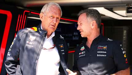 Helmut Marko - Christian Horner - Red Bull - Formel 1 - Saison 2025 Helmut Marko - Christian Horner - Red Bull - Formel 1 - Saison 2025