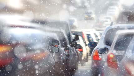 12/2025, Stau Schnee Stau Schnee