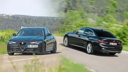 Alfa Romeo Giulia und BMW 330i als Gebrauchtwagen