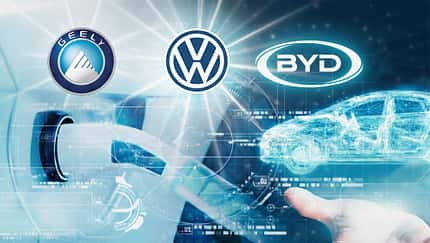 E-Auto Innovationen Geely VW BYD