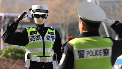 Polizei Roboter China 