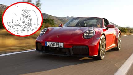 Porsche 911 GTS eingeklinkt Blattfeder-Patent