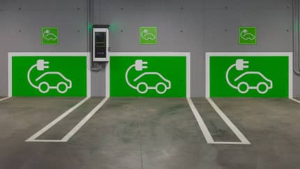 Elektroauto Parkplätze Parkhaus Tiefgarage