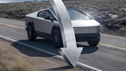 Tesla Cybertruck Absatzeinbruch