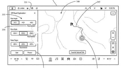 Rivian patentiert digitalen Offroad-Führer.