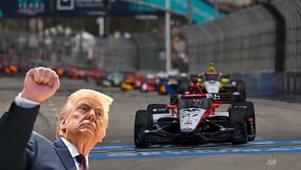 Donald Trump - IndyCar-Stadtkurs in Washington Donald Trump - IndyCar-Stadtkurs in Washington