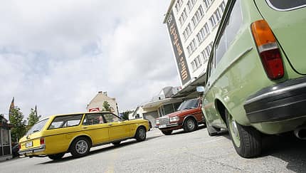 Ford Granada Turnier 2.3 GL S Turnier, Mercedes-Benz 200 T und Volvo 245 DL