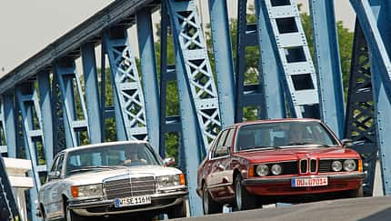 Mercedes-Benz 350 SE, BMW 730