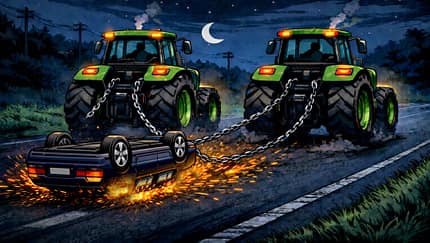 02/2026, Traktor Polizeimeldung Traktor Polizeimeldung