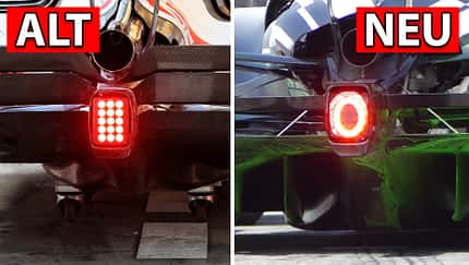 Rückleuchten-Collage - Formel 1 - 2026