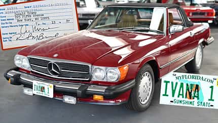 Ivanka Trump Mercedes SL
