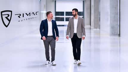 Mate Rimac und Nurdin Pitarević