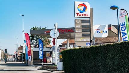 Tankstelle Frankreich