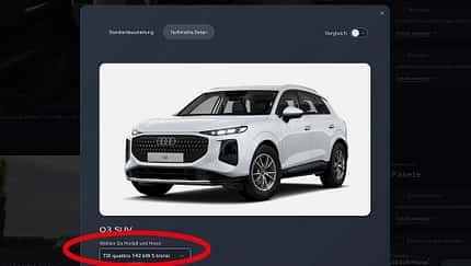 Audi Q3 TDI Quattro 142 kW S-Tronic Konfigurator