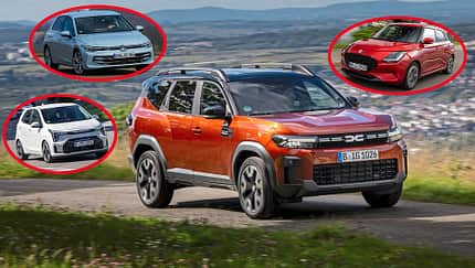 Dacia Bigster Hybrid 155 eingeklinkt: VW Golf 2.0 TDI Kia Picanto 1.0 Suzuki Swift Dualjet Hybrid 1.2