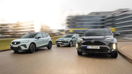 Hyundai Bayon, Seat Arona, Toyota Yaris Cross