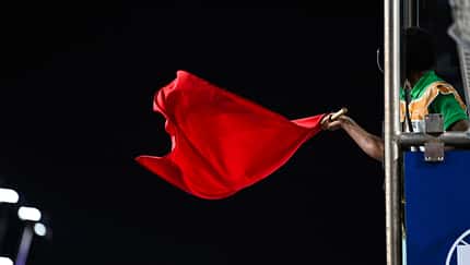 Formel 1 - GP Saudi-Arabien - rote Flagge