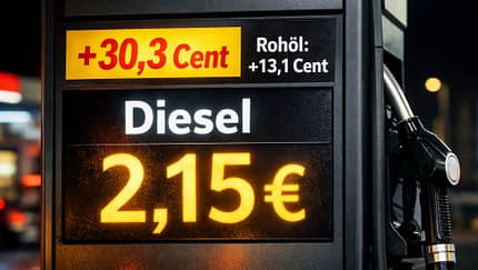 Zapfsäule Dieselpreis/Ölpreis