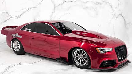 Audi RS5 Dragster der Klasse No-Prep-Racing (Street Outlaws)