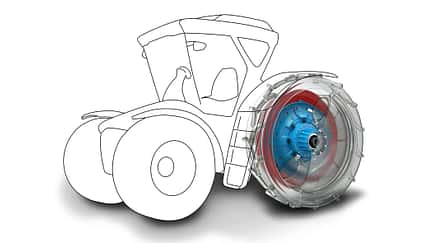 03/2026, Wasserstoffspeicher Traktor-Rad Wasserstoffspeicher Traktor-Rad