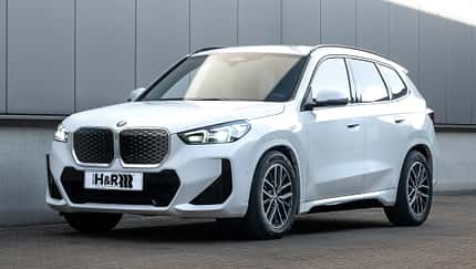 Der BMW iX1 / iX2 eDrive mit H&amp;R Tieferlegungsfedern