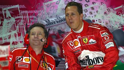 Jean Todt & Michael Schumacher - Ferrari - Formel 1