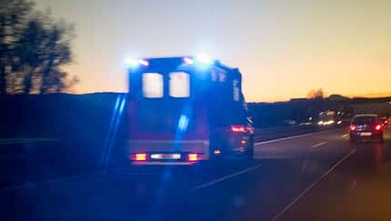 Rettungswagen Blaulicht