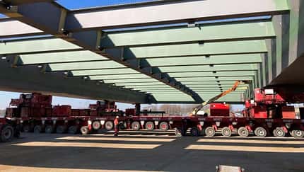 Leverkusen Brückeneinschub