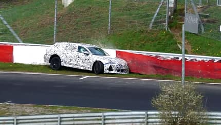 Erlkönig Audi RS6 Avant Crash Nürburgring