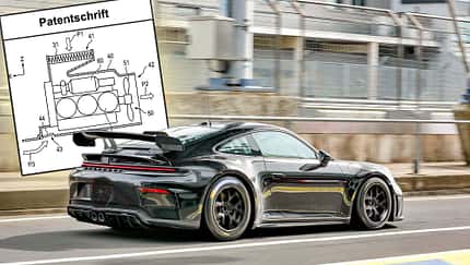 Luft-Patent + Erlkönig Porsche 911 GT4