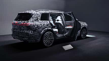 Ein erster Blick in den Innenraum des neuen Audi Q9