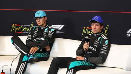 George Russell - Andrea Kimi Antonelli - Mercedes - Formel 1 - GP Kanada 2026 George Russell - Andrea Kimi Antonelli - Mercedes - Formel 1 - GP Kanada 2026