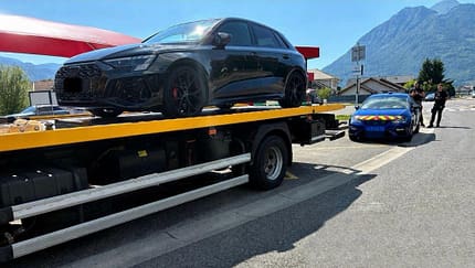Audi RS3 Frankreich Raser