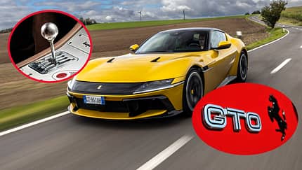 05/2026, Collage Ferrari 12Cilindri GTO Schaltgetriebe Collage Ferrari 12Cilindri GTO Schaltgetriebe