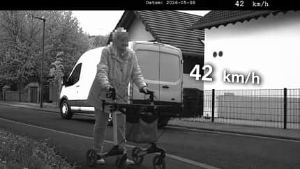 Blitzer-Foto Rollator