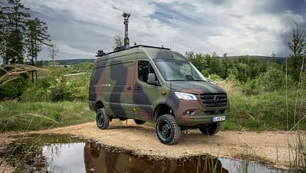 06/2026, Mercedes Sprinter Drohnenabwehr Eurosatory 2026 Mercedes Sprinter Drohnenabwehr Eurosatory 2026