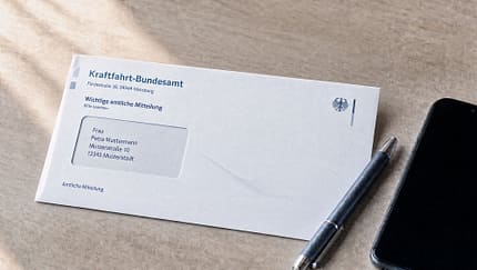 06/2026, Kraftfahrt-Bundesamt Brief Kraftfahrt-Bundesamt Brief