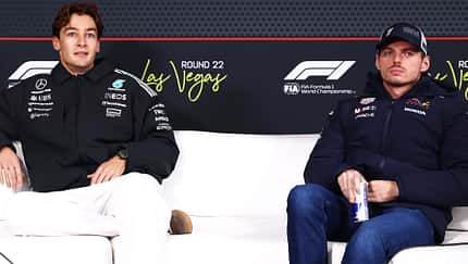 George Russell - Mercedes - Max Verstappen - Red Bull - GP Las Vegas 2025 - Formel 1