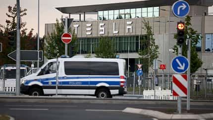 Tesla Grünheide Polizei