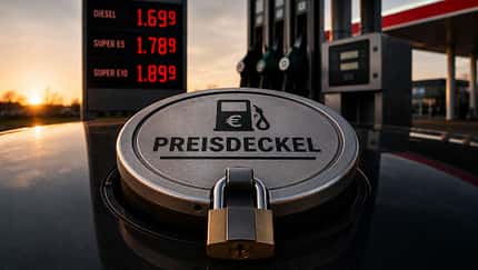 Spritpreisdeckel Tankstelle