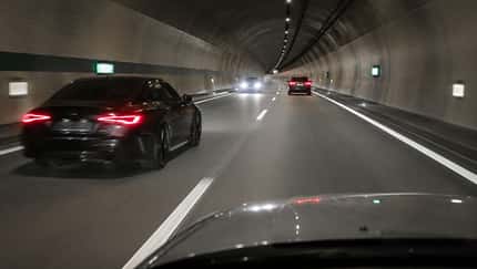 Gotthard-Tunnel Raser