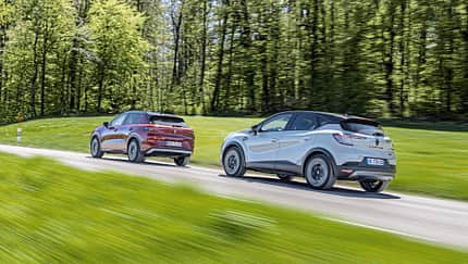 Renault Captur und VW T-Roc im Test