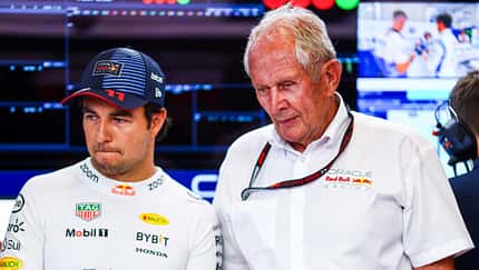 Sergio Perez - Helmut Marko - GP Österreich 2024