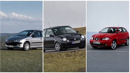 Peugeot 206, VW Lupo, Seat Ibiza Peugeot 206, VW Lupo, Seat Ibiza