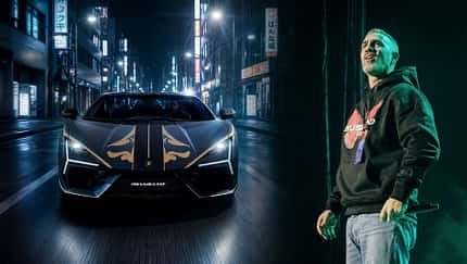 Lamborghini Revuelto Sondermodell und Rapper Bushido Lamborghini Revuelto Sondermodell und Rapper Bushido