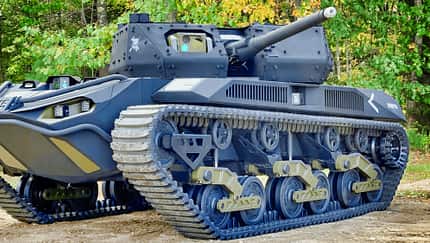 07/2026 Ripsaw M3 und M5 unbemannte Kettenfahrzeuge 07/2026 Ripsaw M3 und M5 unbemannte Kettenfahrzeuge