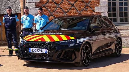 08/2026, Audi RS3 Polizei Frankreich Audi RS3 Polizei Frankreich