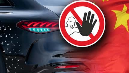 China, türkis, verbot, mercedes China verbietet Mercedes-Idee mit türkisem Licht für autonomes Fahren